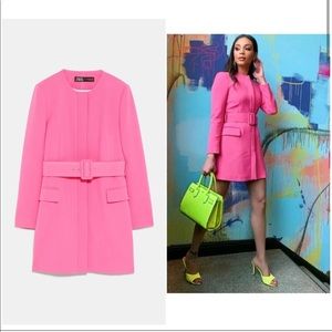 Belted Pink Frock Coat
